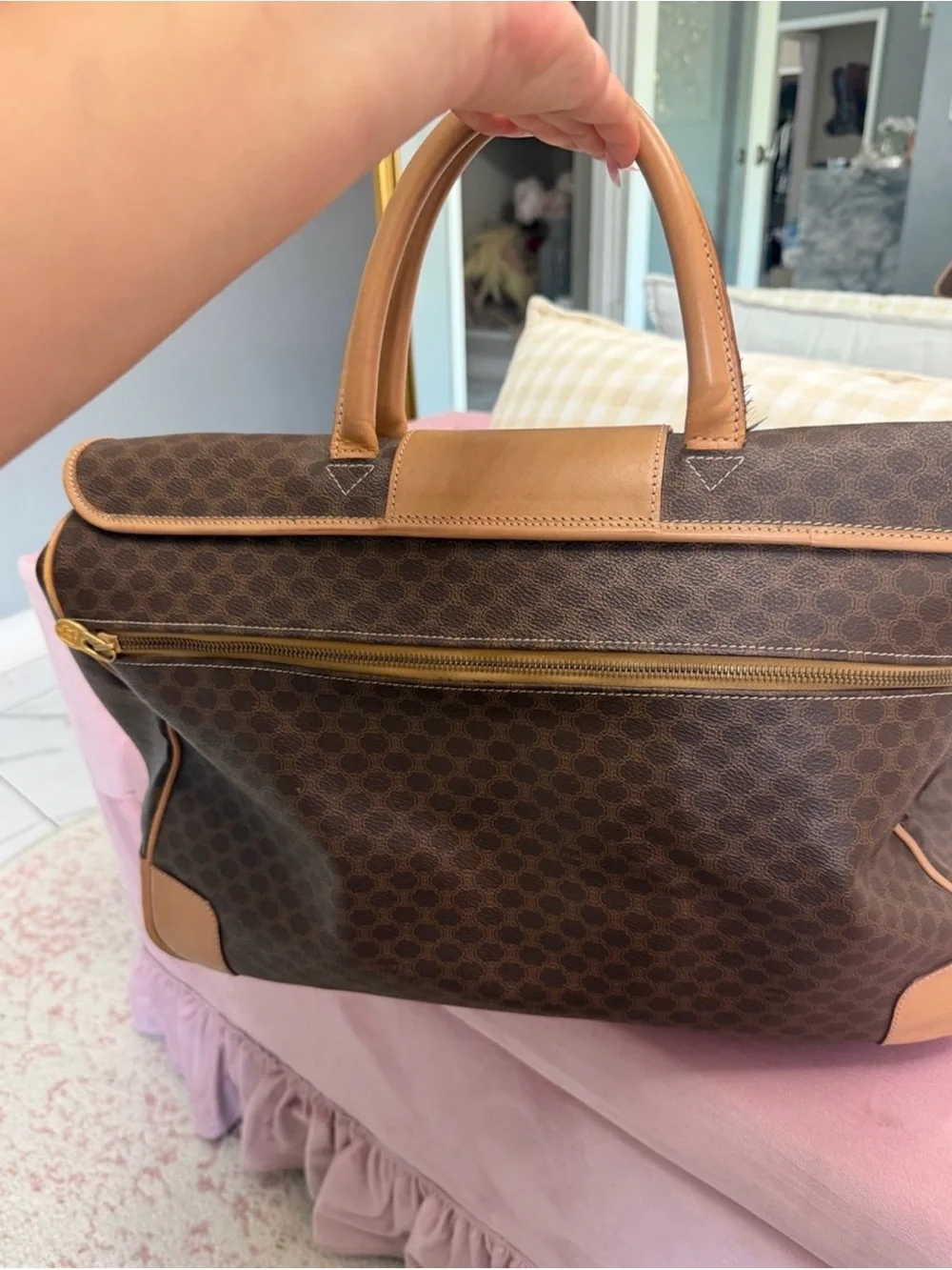 Celine Macadam Weekender Bag Travel Bag